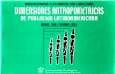 Antropometria Laboral Colombiana - Ergonomía Física.