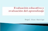 Evaluacion Educativa y Del Aprendizaje
