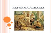 REFORMA AGRARIA. REFORMA AGRARIA EN AMÉRICA LATINA La reforma agraria en América latina se llevo a cabo en el siglo XX principalmente en los países que.