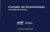 Consejo de Economistas Comisión de Pobreza Buenos Aires, Noviembre de 2015.