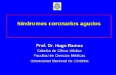 Prof. Dr. Hugo Ramos Cátedra de Clínca Médica Facultad de Ciencias Médicas Universidad Nacional de Córdoba Síndromes coronarios agudos.