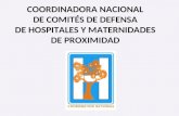COORDINADORA NACIONAL DE COMITÉS DE DEFENSA DE HOSPITALES Y MATERNIDADES DE PROXIMIDAD.