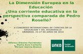 La Dimensión Europea en la Educación ¿Una corriente educativa en la perspectiva comparada de Pedro Roselló? Alfonso Diestro Fernández Marta Ruiz Corbella.