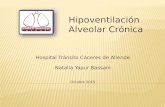 Hipoventilación Alveolar Crónica.  Definición.  Introducción.  Causas  Epidemiología.  Clínica  Diagnóstico y tratamiento  Mensajes para llevar.