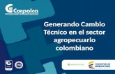 Generando Cambio Técnico en el sector agropecuario colombiano.