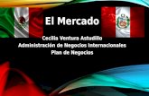 El Mercado Cecilia Ventura Astudillo Administración de Negocios Internacionales Plan de Negocios.