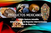 PRODUCTOS MEXICANOS Cecilia Ventura Astudillo Administración de Negocios Internacionales plan de Negocios.