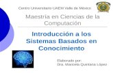 Maestría en Ciencias de la Computación Centro Universitario UAEM Valle de México Elaborado por: Dra. Maricela Quintana López.