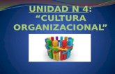 Cultura Organizacional La organización posee un conjunto de valores, creencias, normas, lenguajes, conocimientos, códigos de comportamiento y formas de.