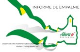 INFORME DE EMPALME Departamento Administrativo Distrital de Salud – DADIS Alvaro Cruz Quintero MD.