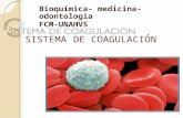 Bioquímica- medicina- odontologia FCM-UNAHVS SISTEMA DE COAGULACIÓN.
