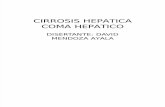 Cirrosis Hepatica y Coma Hepatico
