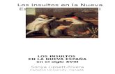 Los Insultos en La Nueva España
