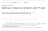 Tablas de Conversiones Conversión de Unidades Cifras Significativas y Algo Adicional de Pitagoras y Funciones _ Crishuertas96 Fm 2 Sem 2014