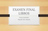 Examen Final LIBROS
