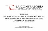 Estudio Mejora Regulatoria y Simplificación Administrativa