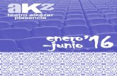 Folleto Teatro Alkazar Enero-junio 2016