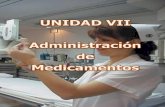UNIDAD VII Adm. de Medicamentos