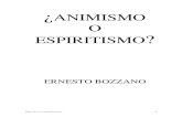 Animismo o Espiritismo[1]