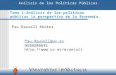 Tema 5. analisis de las politicas publicas universidad de valencia