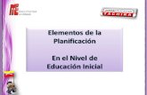 Planificación en el Nivel de Educación Inicial