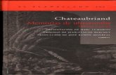 Chateaubriand - Memorias de Ultratumba - Libro 01 [Ed. El Acantilado]