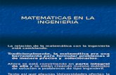 Matemticas en La Ingenieria