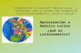 ¿Que Es Latinoamerica