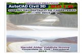 Tutorial Diseño Geometrico de Carreteras Con Autocad Civil 3D 2016 - DG 2014