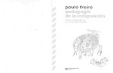 Freire, P.: "Pedagogía de la Indignación"