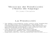s4 Técnicas de Prediccións4 Técnicas de Prediccións4 Técnicas de Prediccións4 Técnicas de Predicción