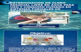 presentacion Derminacion de Cloro Residual