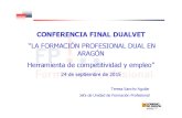 Conferencia 2015 La Formacion Profesional Dual en Aragon