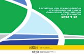 Límites de Exposición Profesional Para Agentes Químicos en España 2012