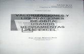 Valorizaciones y Liquidaciones de Obra Jorge Blanco Ruiz