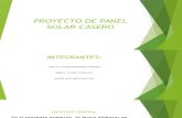 Proyecto de Panel Solar Casero