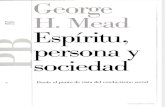 Espíritu, Persona y Sociedad - George H. Mead