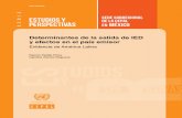 Determinantes de la salida de IED y efectos en el país emisor. Evidencia de América Latina