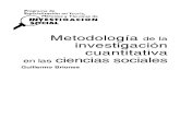 MetodologMetodología de la investigación cuantitativa en las ciencias sociales ía de La Investigación Cuantitativa en Las Ciencias Sociales (1)