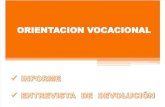 Informe Orientacion Vocacional y Entrevista de Devolucion (by Carmen Albano)