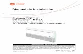 Manual de Instalacion Sistema TVR™ II DC Inverter – R410A