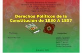 Derechos Políticos de la Constitución de 1830 A 1857