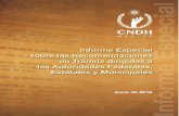 CNDH Recomendaciones en Trámite