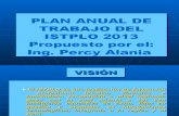 Plan Anual de Trabajo Istplo2013