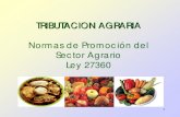 Ley Promocion Agraria-27360