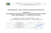 Manual de Procedimiento de Contrataciones INRA