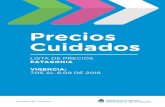 Precios cuidados Patagonia 2016