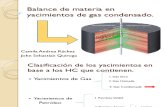 Balance de Materias Yacimientos Gas Condensado