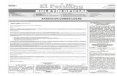 Diario Oficial El Peruano, Edición 9346 30 de mayo de 2016