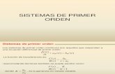 Respuesta y parametros de Sistemas de 1° y 2° orden